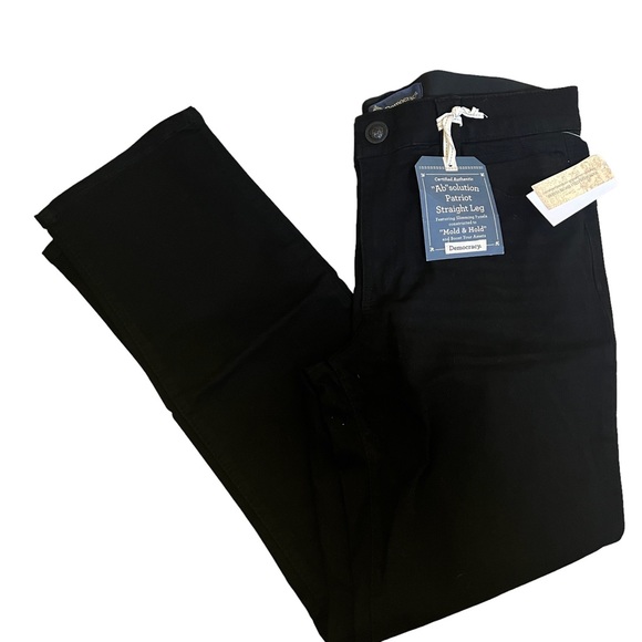 Democracy Black Ab solution Denim Straight Leg Jeans - Picture 10 of 10